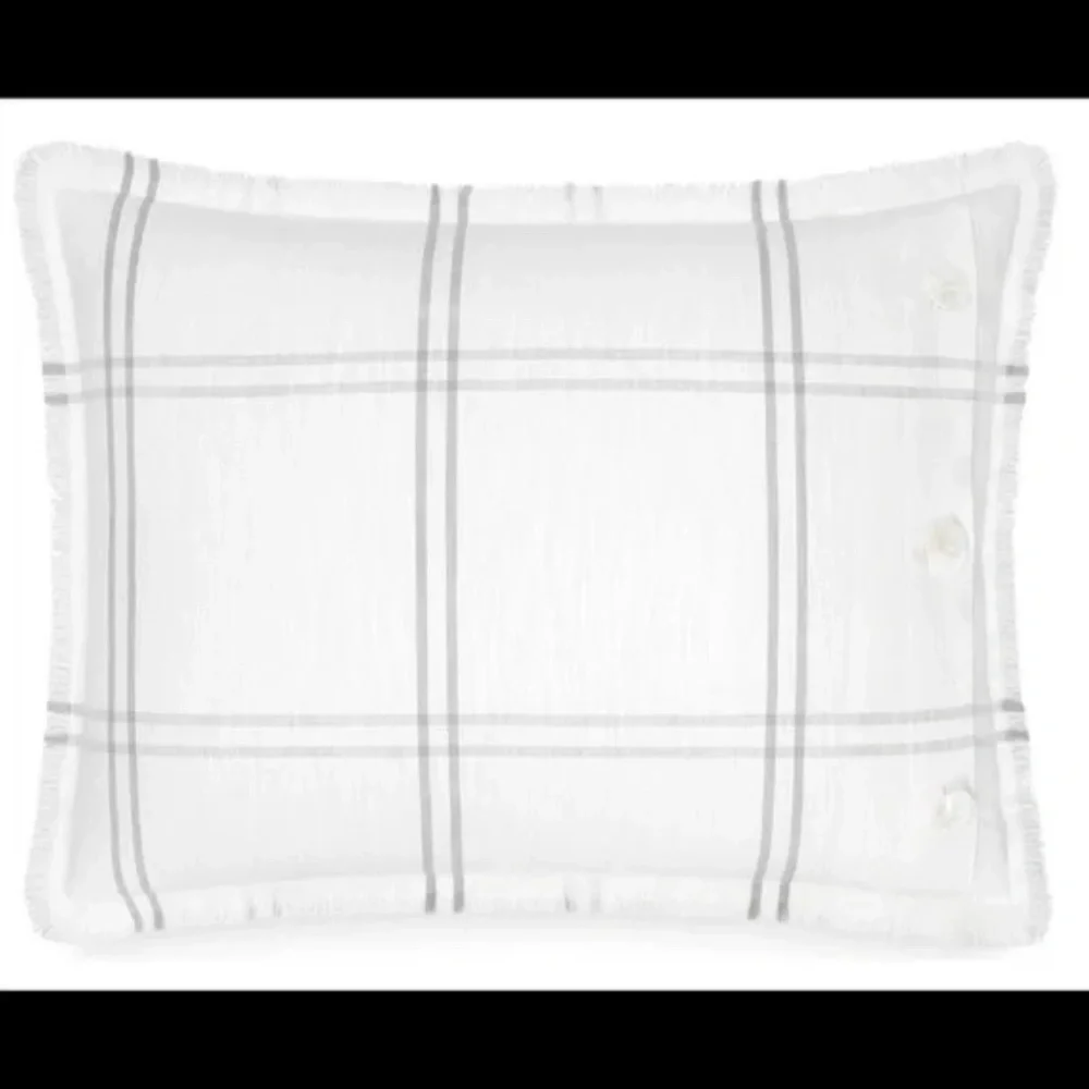 NEW $248 UGG® Callie Washed Yarn Dyed 3 Pc. Duvet Cover Set, Queen!